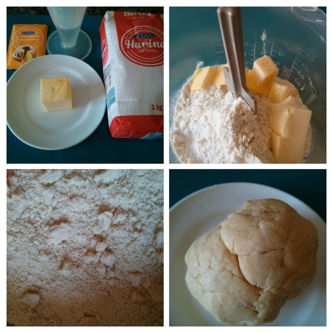 Fent la massa de la pasta trencada