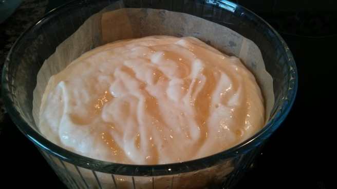 Pastís de formatge japonès, la crema al motlle