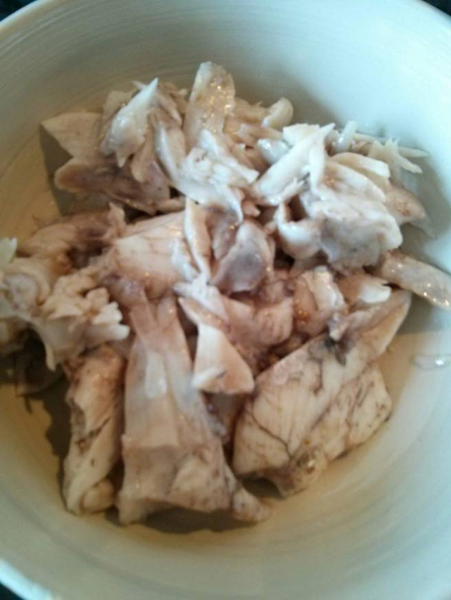 Pastis de molles de peix del brou, les molles