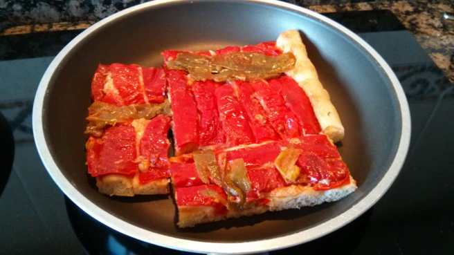 Escalfant el coc de primentó