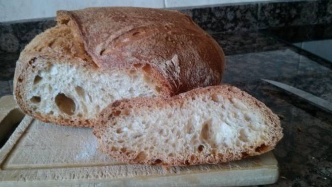 L'ull del pa de pagès sense amassar