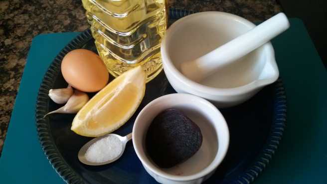 Maonesa remolatxa, ingredients