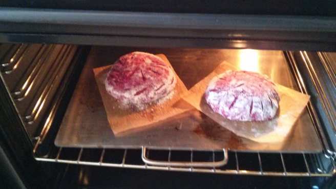 Panets de remolatxa al forn